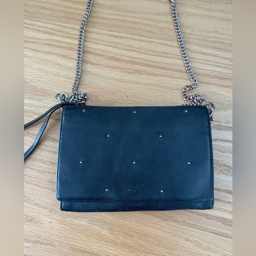 All Saints Black Crossbody Bag